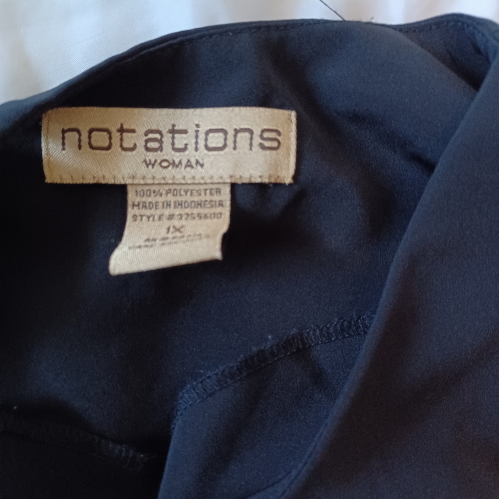 Notations Black Blouse - image 2